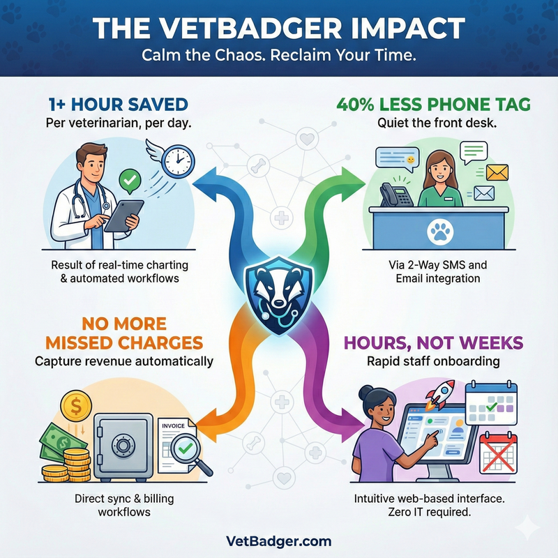 The VetBadger Impact Infographic