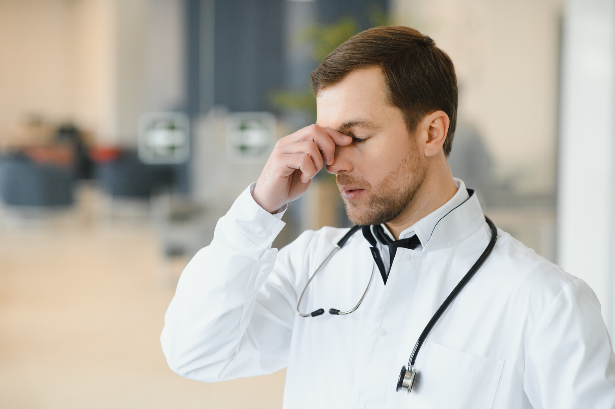 Stressed Vet